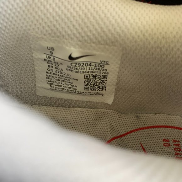 Nike Men's Air Max Excee White/University Red (CZ9204 100) - Picture 6 of 16